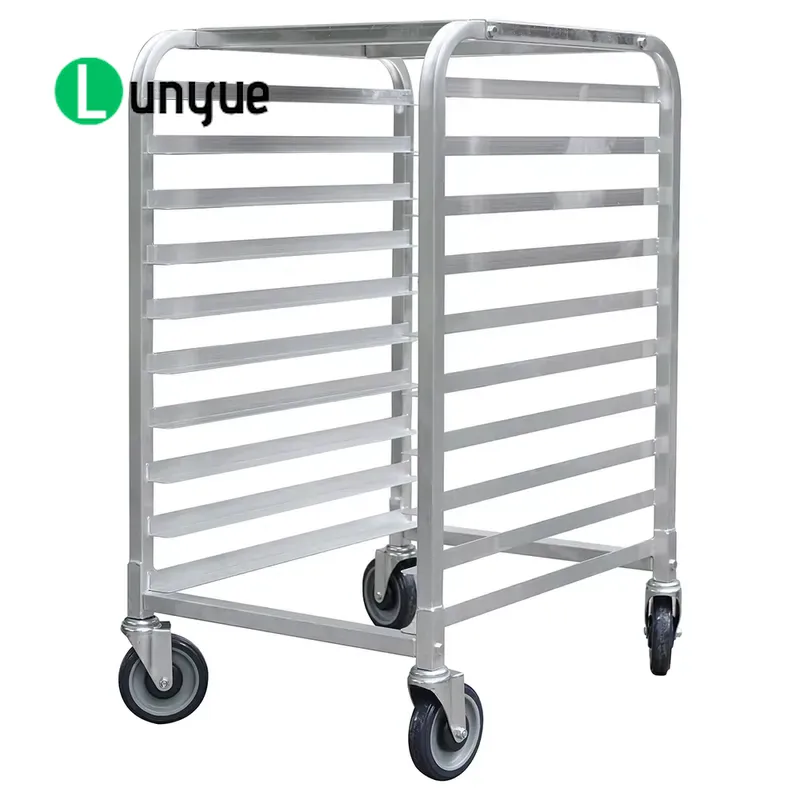 Kitchen Baking Cart - 10 Katlı Alüminyum Fırın Tepsisi Taşıma