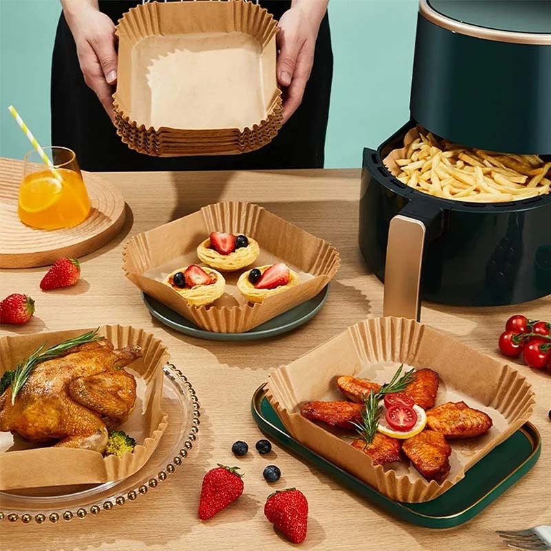 Baking Kitchen Set - Hava Fritözü için Kullanımlık Pişirme Kağıdı,