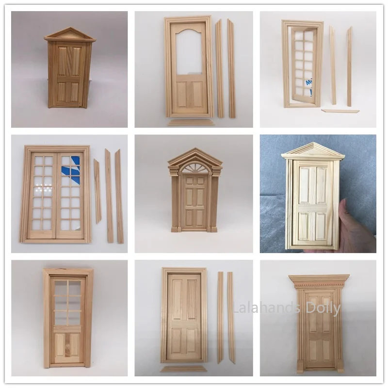 Kitchen Uncle - 1:12DIY Dollhouse zanaat butik Mini kapı