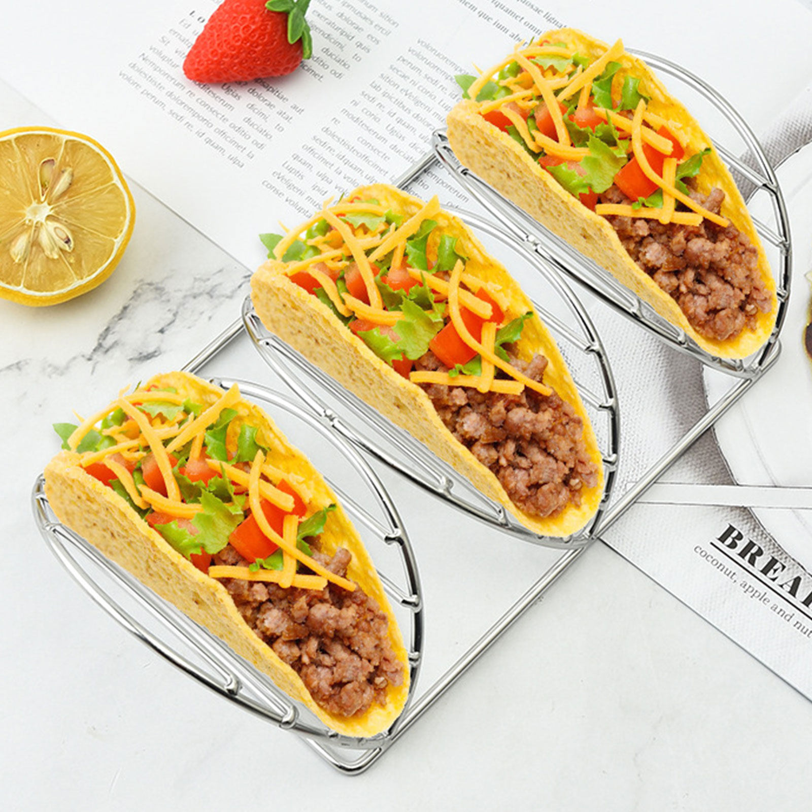 Taco Standı, Paslanmaz Çelik,  - Kitchen Baking Rack incelemesi ve fiyatı